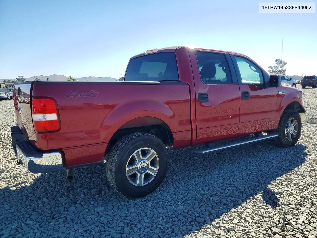 2008 FORD F-150 VIN 1FTPW14538FB44062 — фото 3