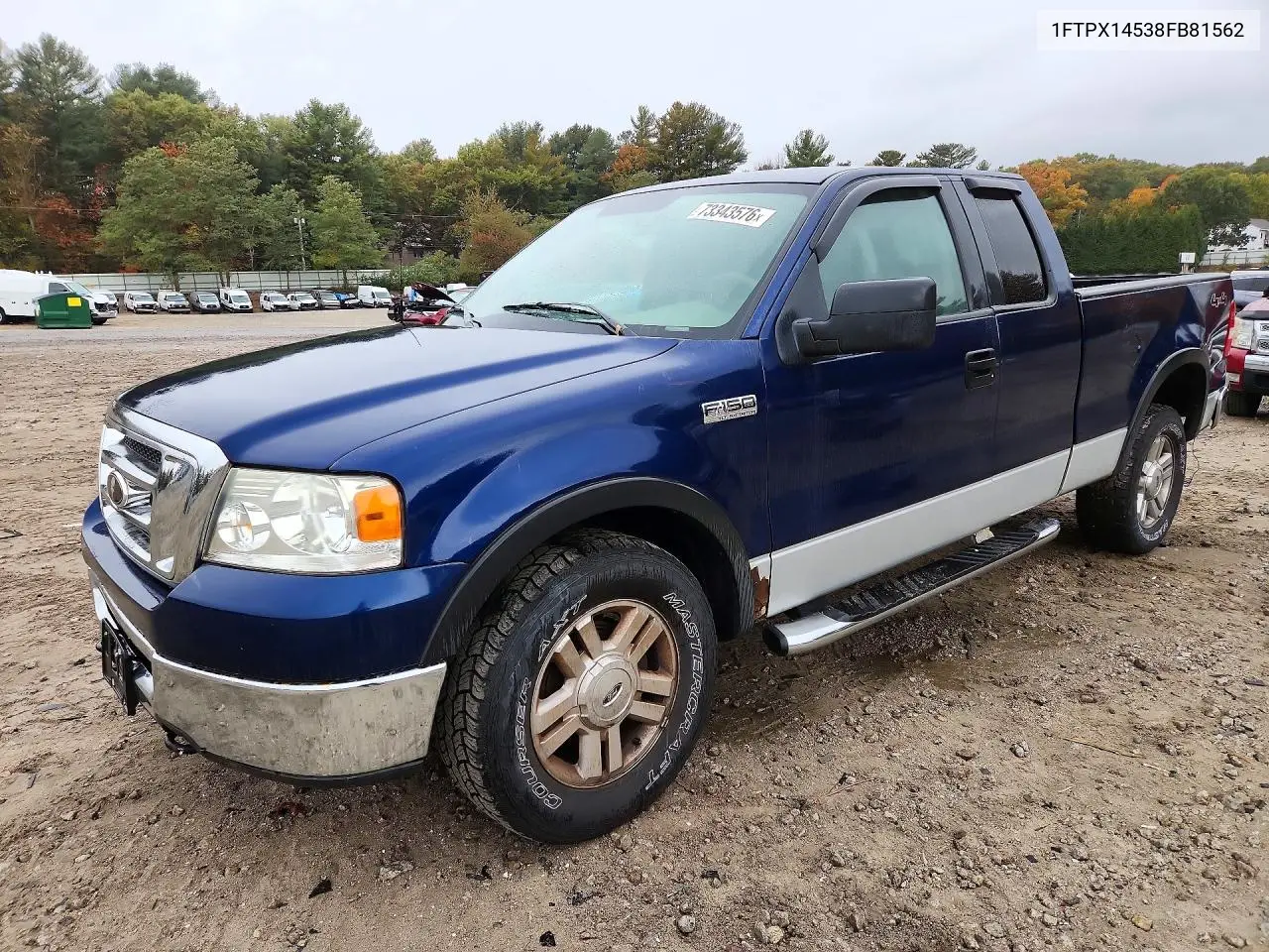 FORD F-150 2008, VIN 1FTPX14538FB81562