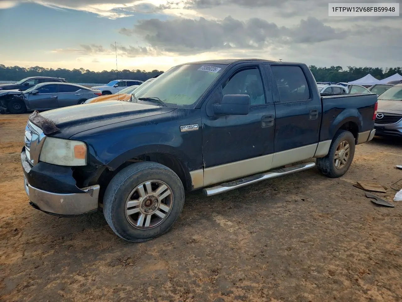 FORD F-150 2008, VIN 1FTPW12V68FB59948