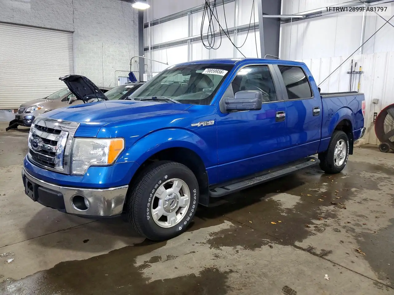 FORD F-150 2009, VIN 1FTRW12899FAH1797