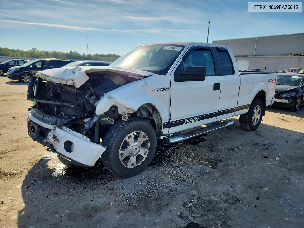 FORD F-150 2009, VIN 1FTRX14869FA75045