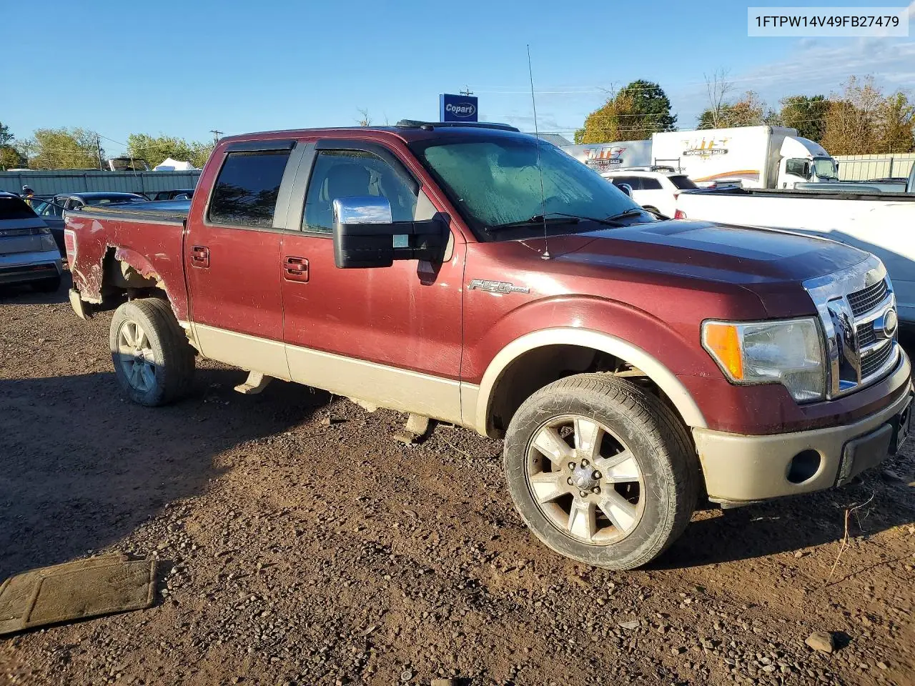 2009 FORD F-150 VIN 1FTPW14V49FB27479 — фото 4