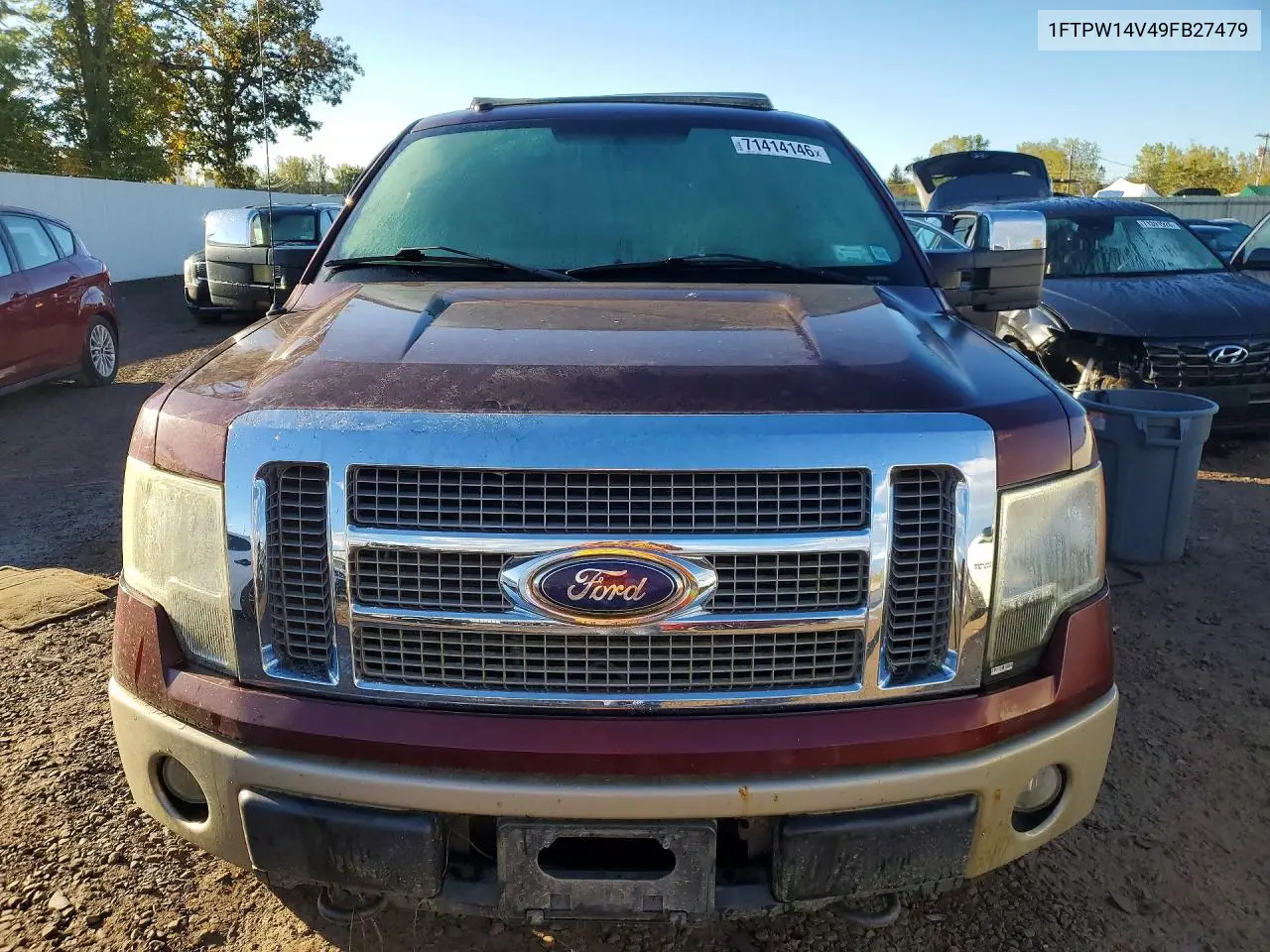 2009 FORD F-150 VIN 1FTPW14V49FB27479 — фото 5