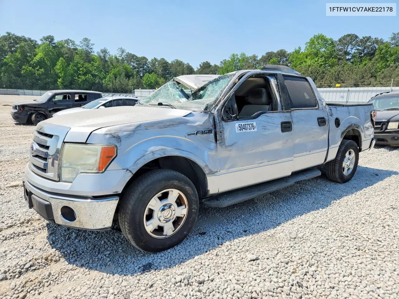FORD F-150 2010, VIN 1FTFW1CV7AKE22178