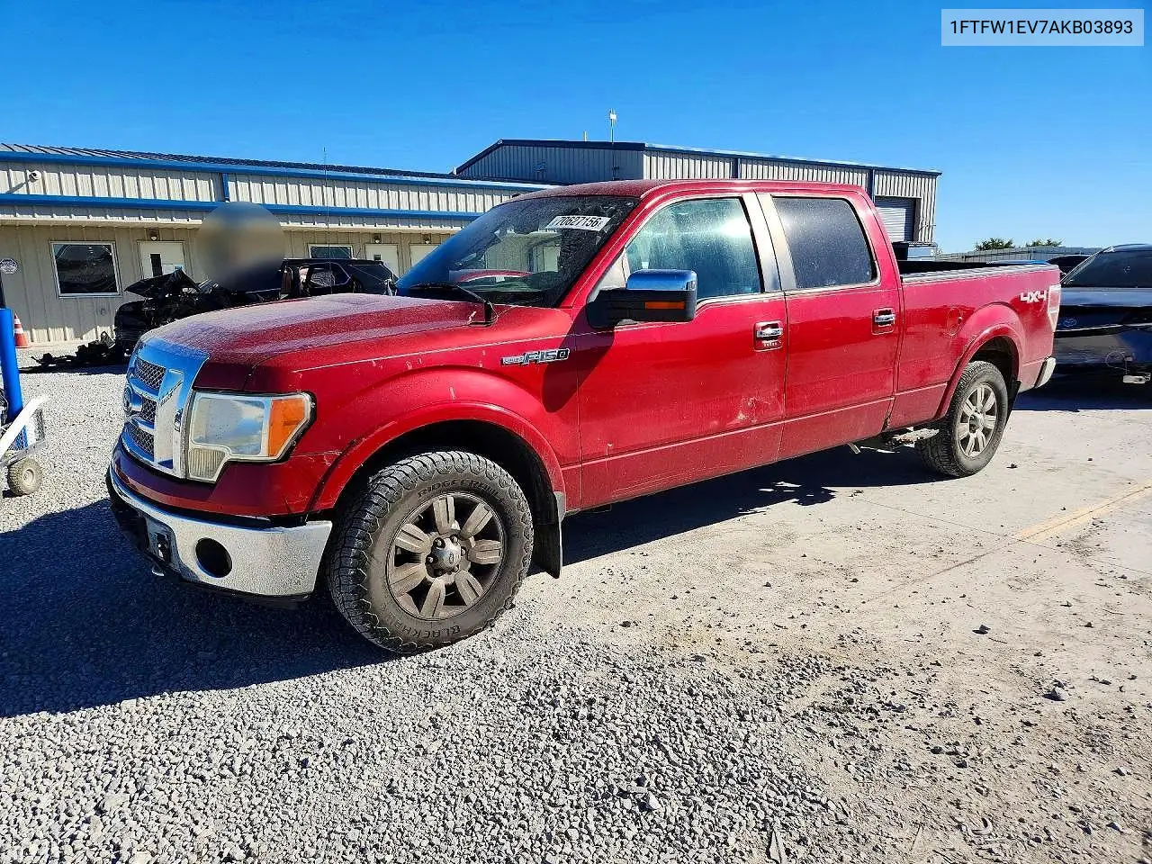 FORD F-150 2010, VIN 1FTFW1EV7AKB03893