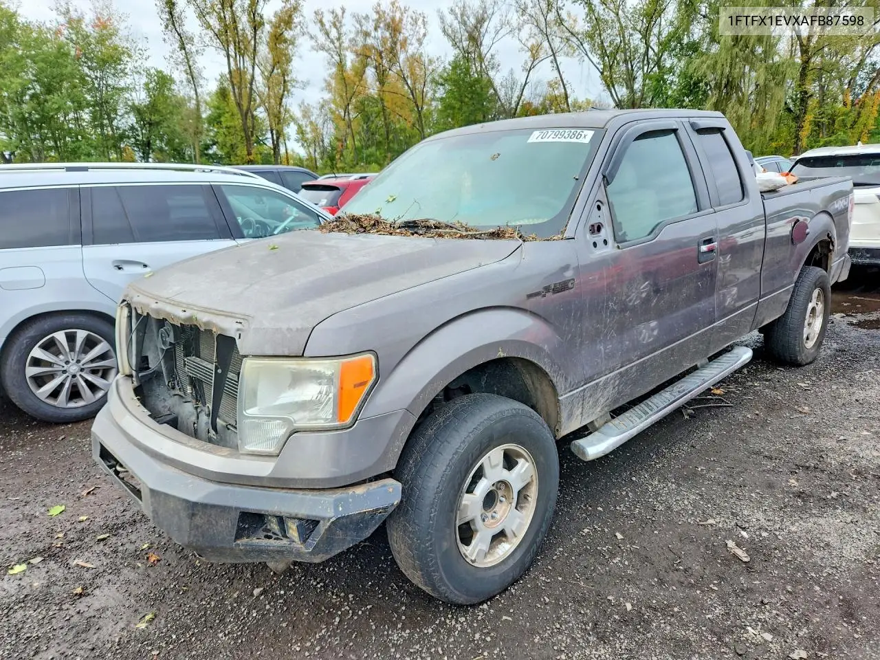 FORD F-150 2010, VIN 1FTFX1EVXAFB87598