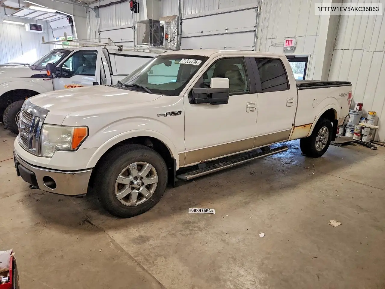 FORD F-150 2010, VIN 1FTFW1EV5AKC36863