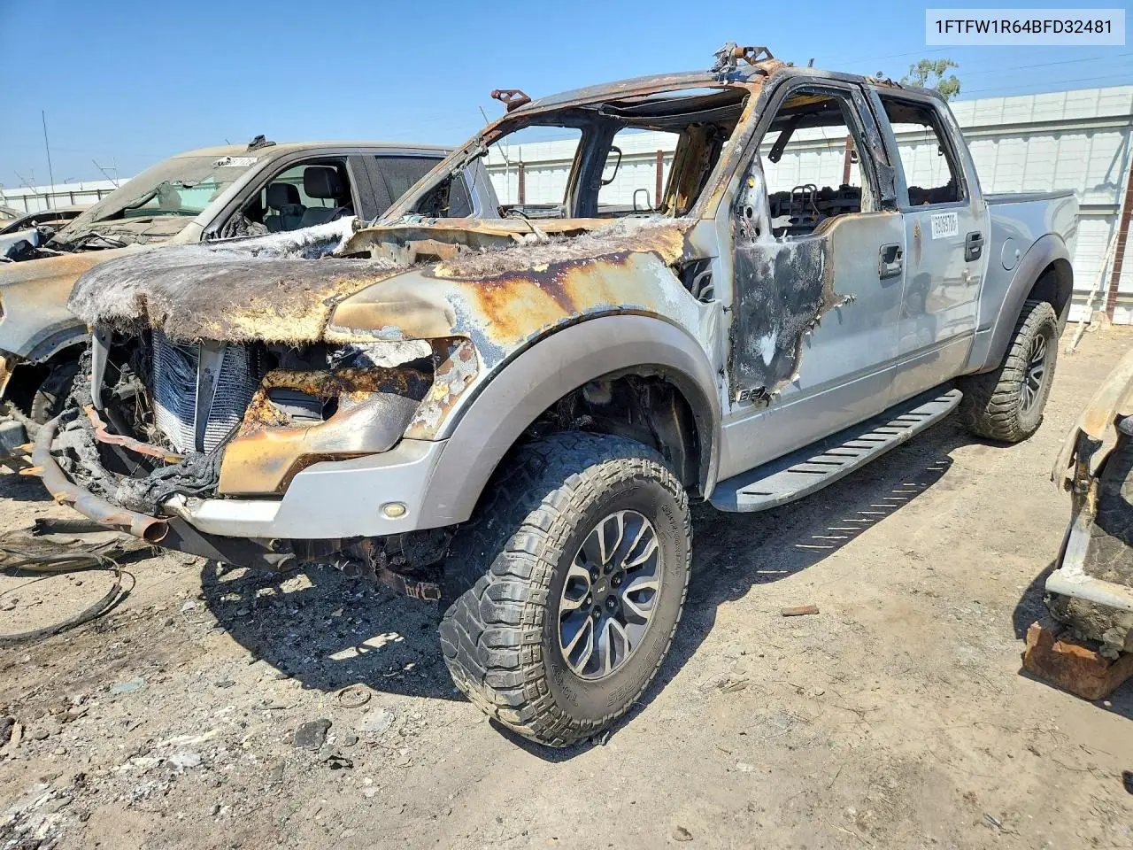 FORD F-150 2011, VIN 1FTFW1R64BFD32481