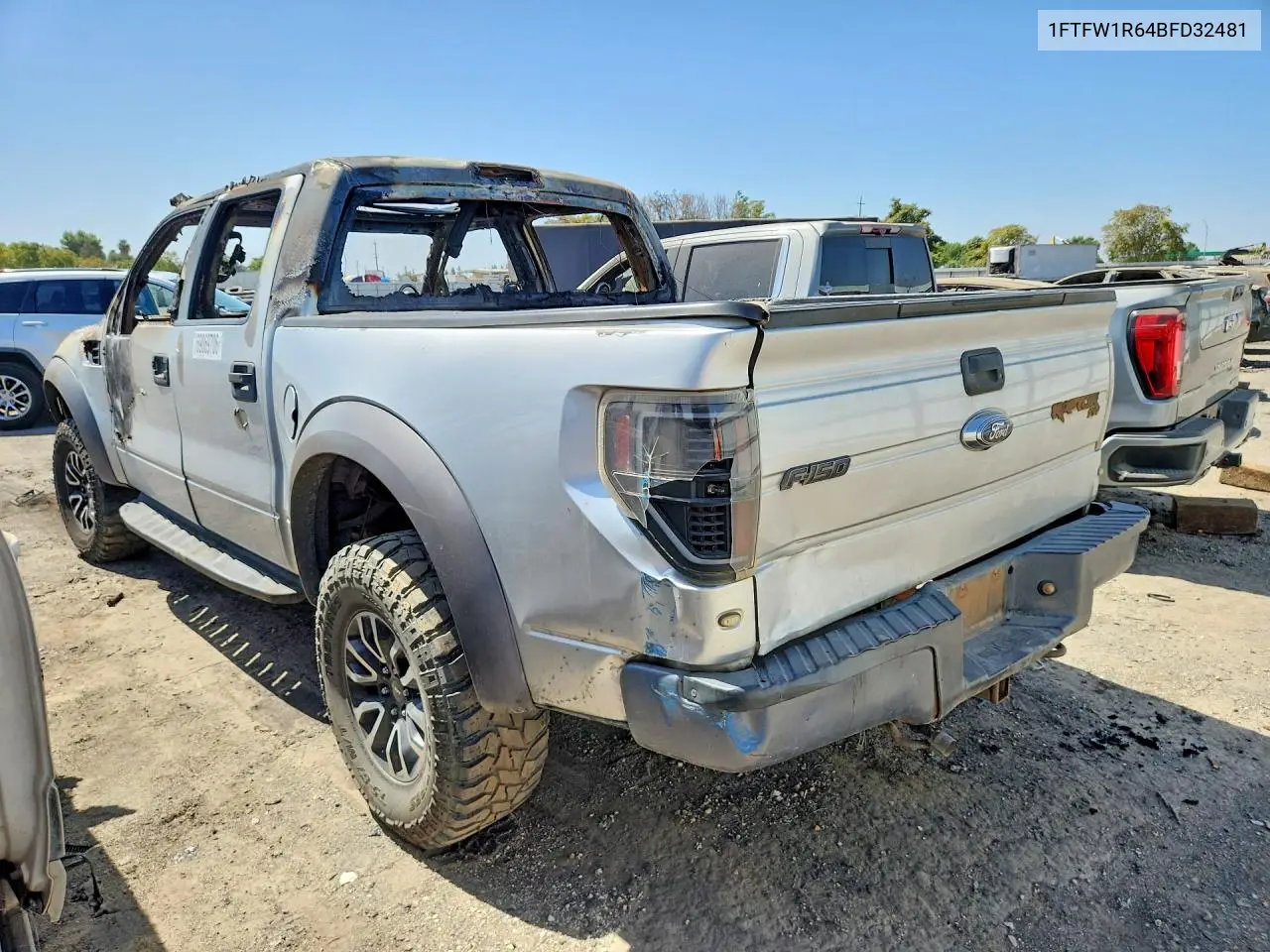 2011 FORD F-150 VIN 1FTFW1R64BFD32481 — фото 2