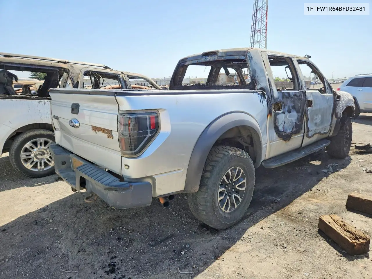 2011 FORD F-150 VIN 1FTFW1R64BFD32481 — фото 3