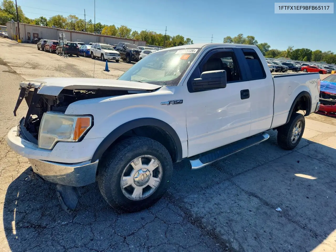 FORD F-150 2011, VIN 1FTFX1EF9BFB65117