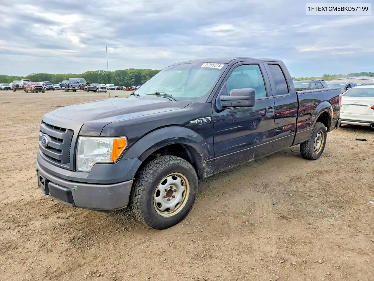 FORD F-150 2011, VIN 1FTEX1CM5BKD57199