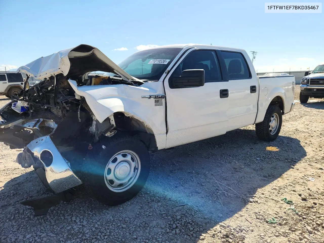 FORD F-150 2011, VIN 1FTFW1EF7BKD35467