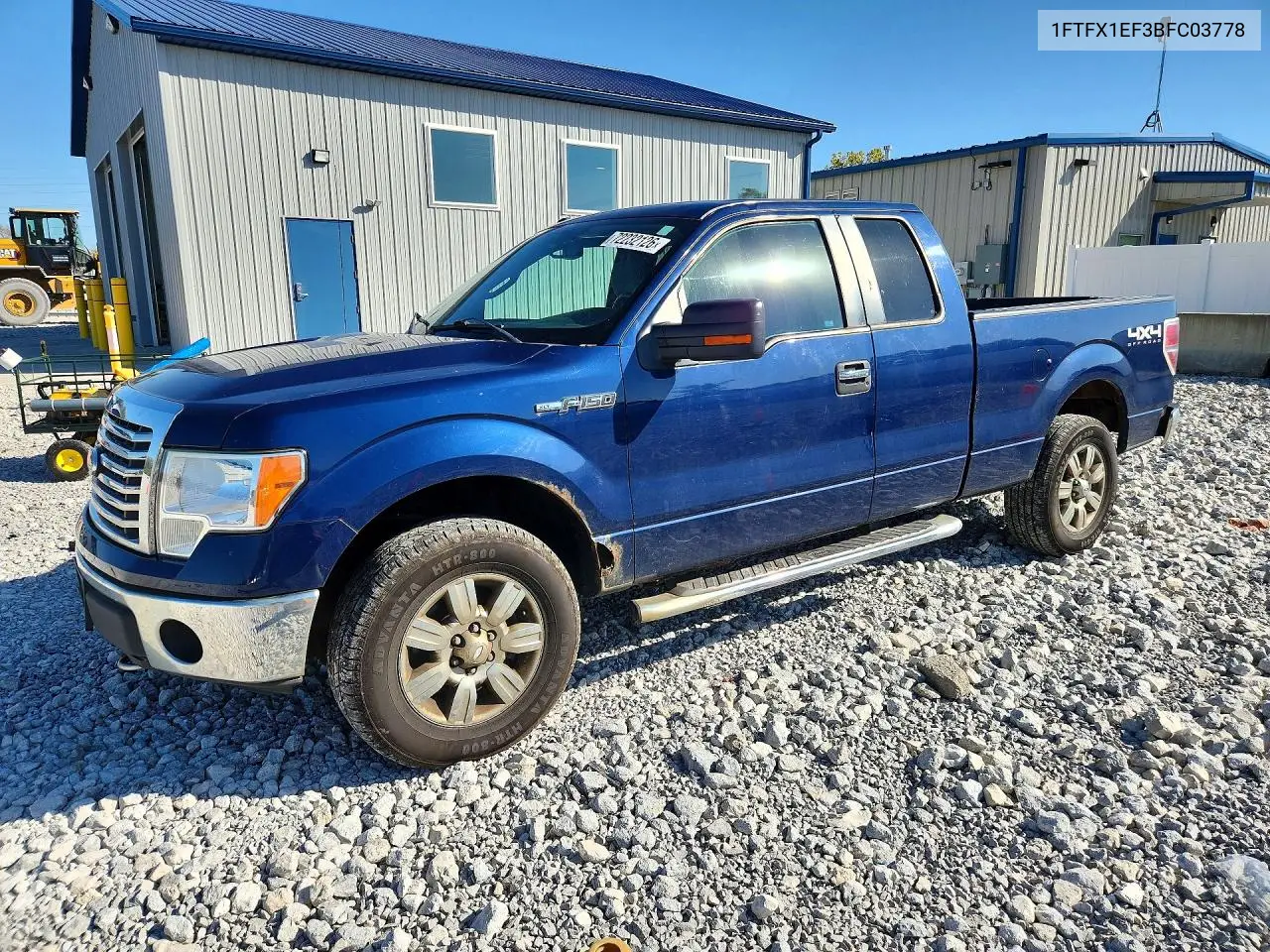 FORD F-150 2011, VIN 1FTFX1EF3BFC03778