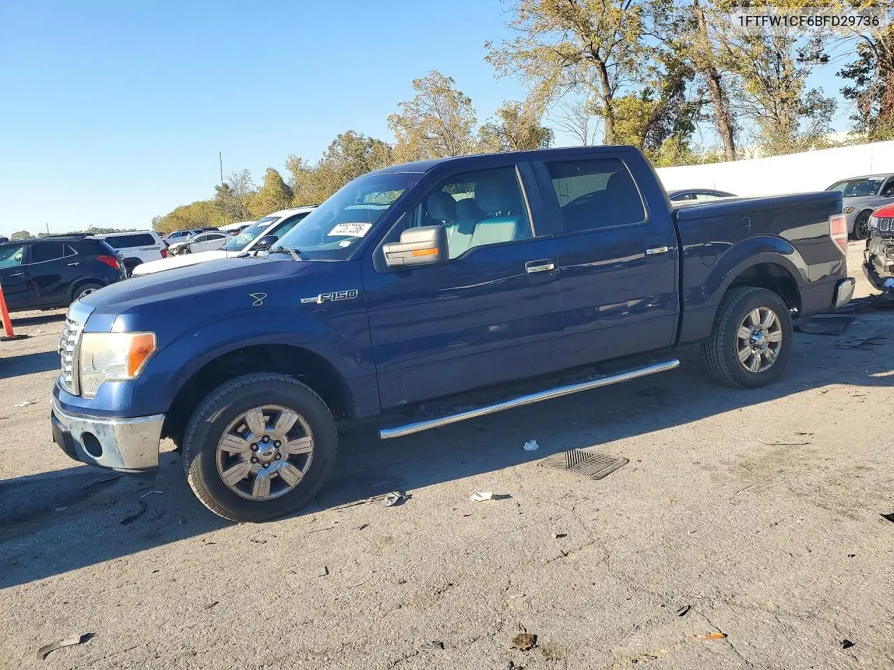 FORD F-150 2011, VIN 1FTFW1CF6BFD29736