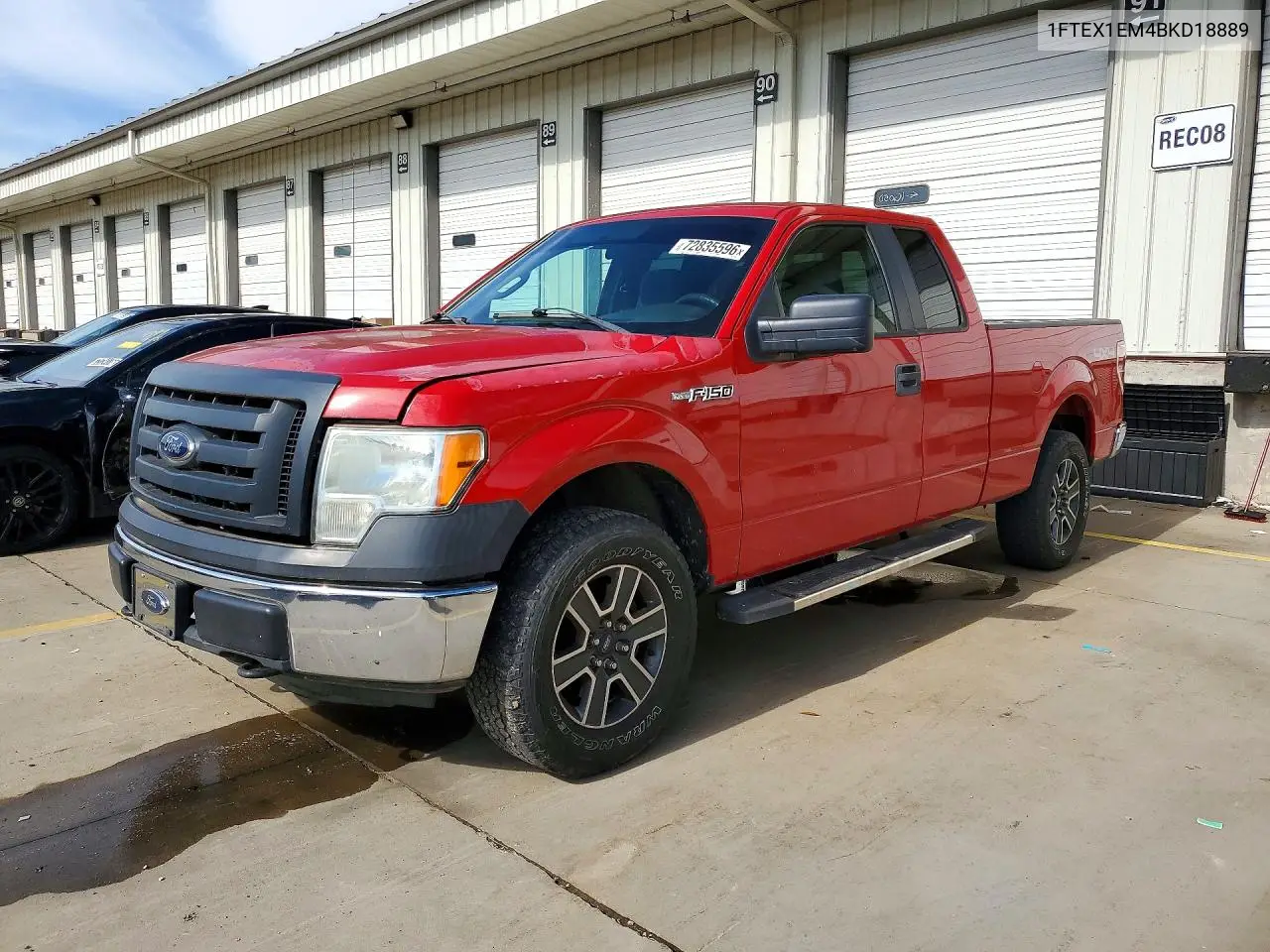 FORD F-150 2011, VIN 1FTEX1EM4BKD18889