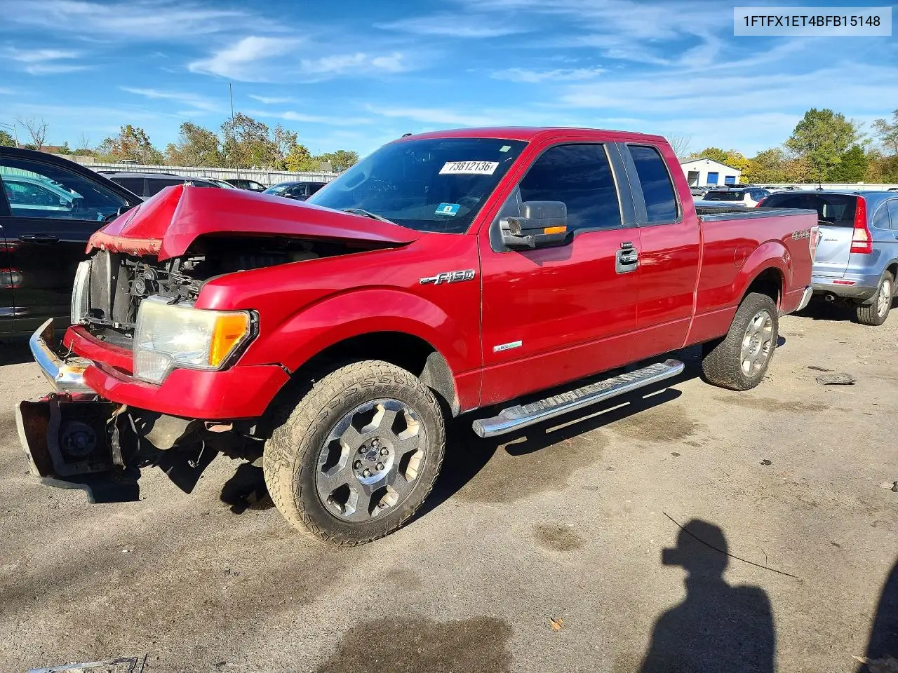 FORD F-150 2011, VIN 1FTFX1ET4BFB15148