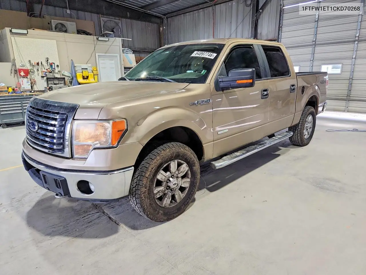 FORD F-150 2012, VIN 1FTFW1ET1CKD70268