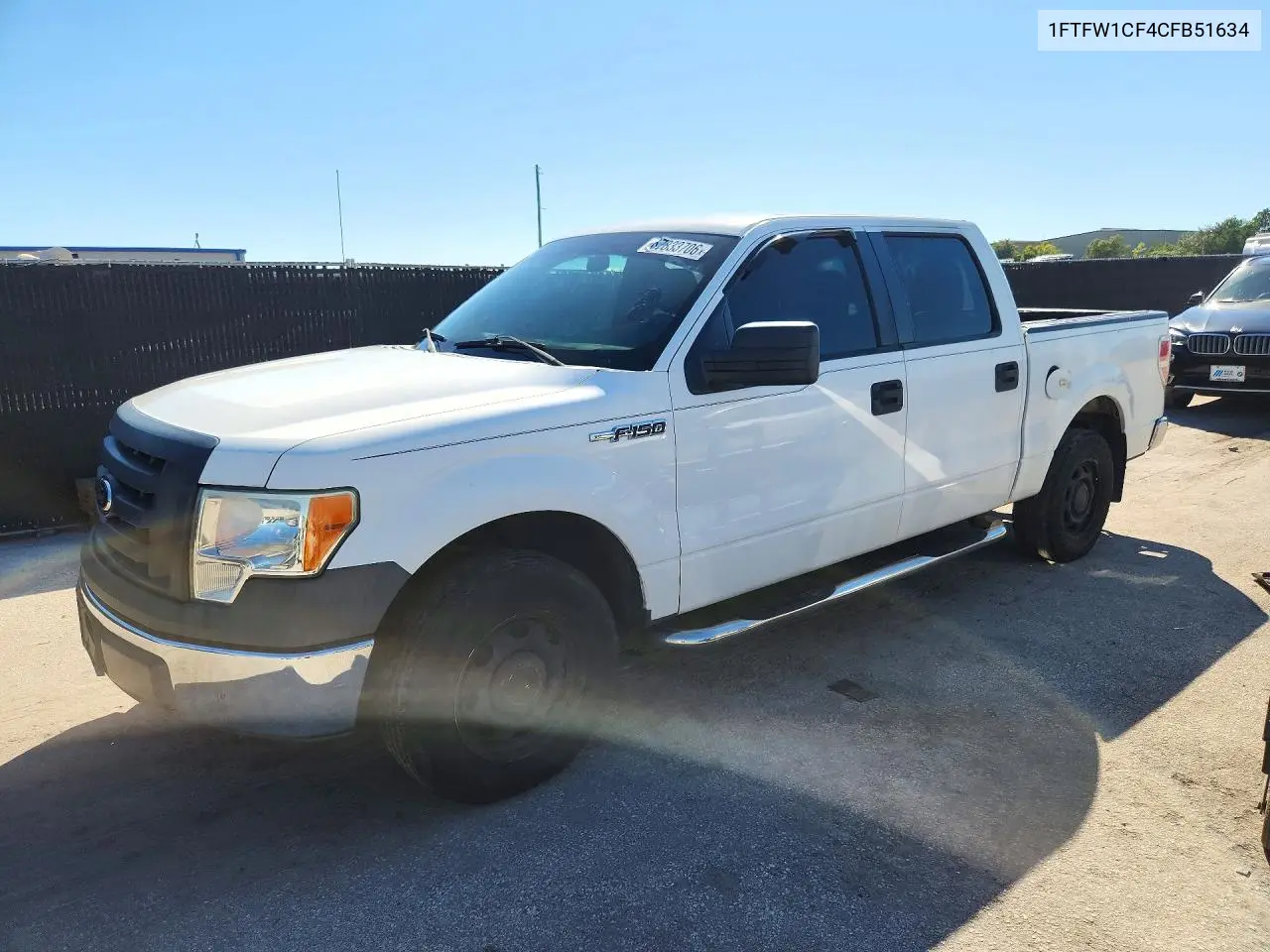 FORD F-150 2012, VIN 1FTFW1CF4CFB51634