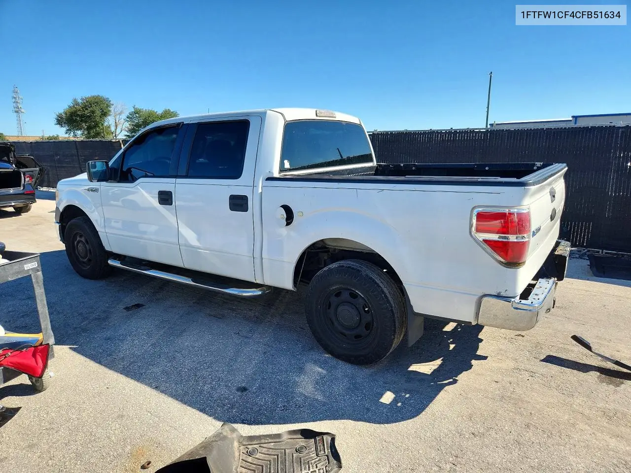 2012 FORD F-150 VIN 1FTFW1CF4CFB51634 — фото 2