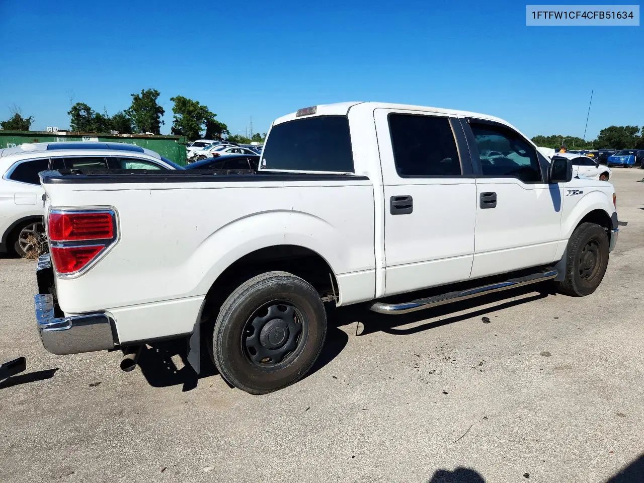 2012 FORD F-150 VIN 1FTFW1CF4CFB51634 — фото 3