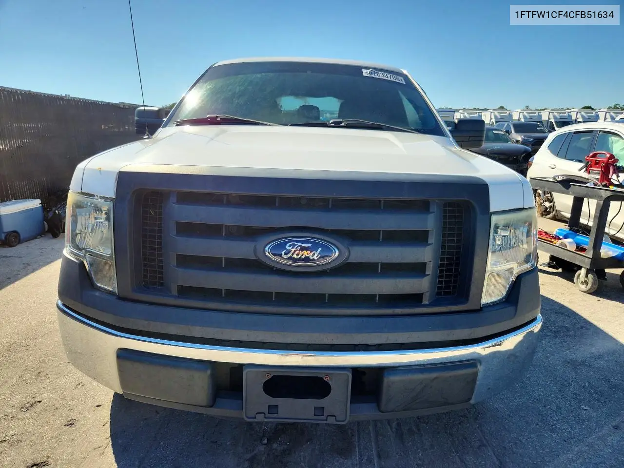2012 FORD F-150 VIN 1FTFW1CF4CFB51634 — фото 5