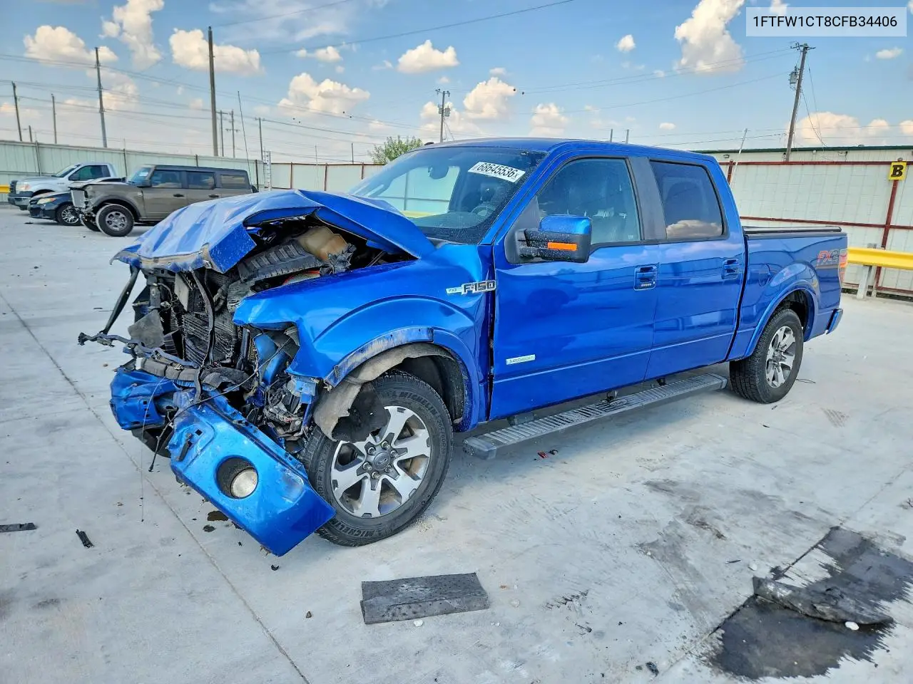 FORD F-150 2012, VIN 1FTFW1CT8CFB34406