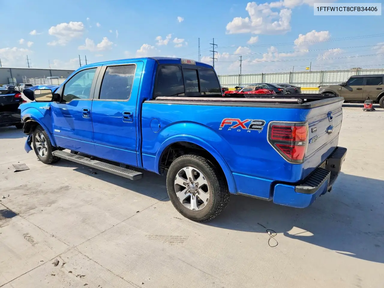 2012 FORD F-150 VIN 1FTFW1CT8CFB34406 — фото 2