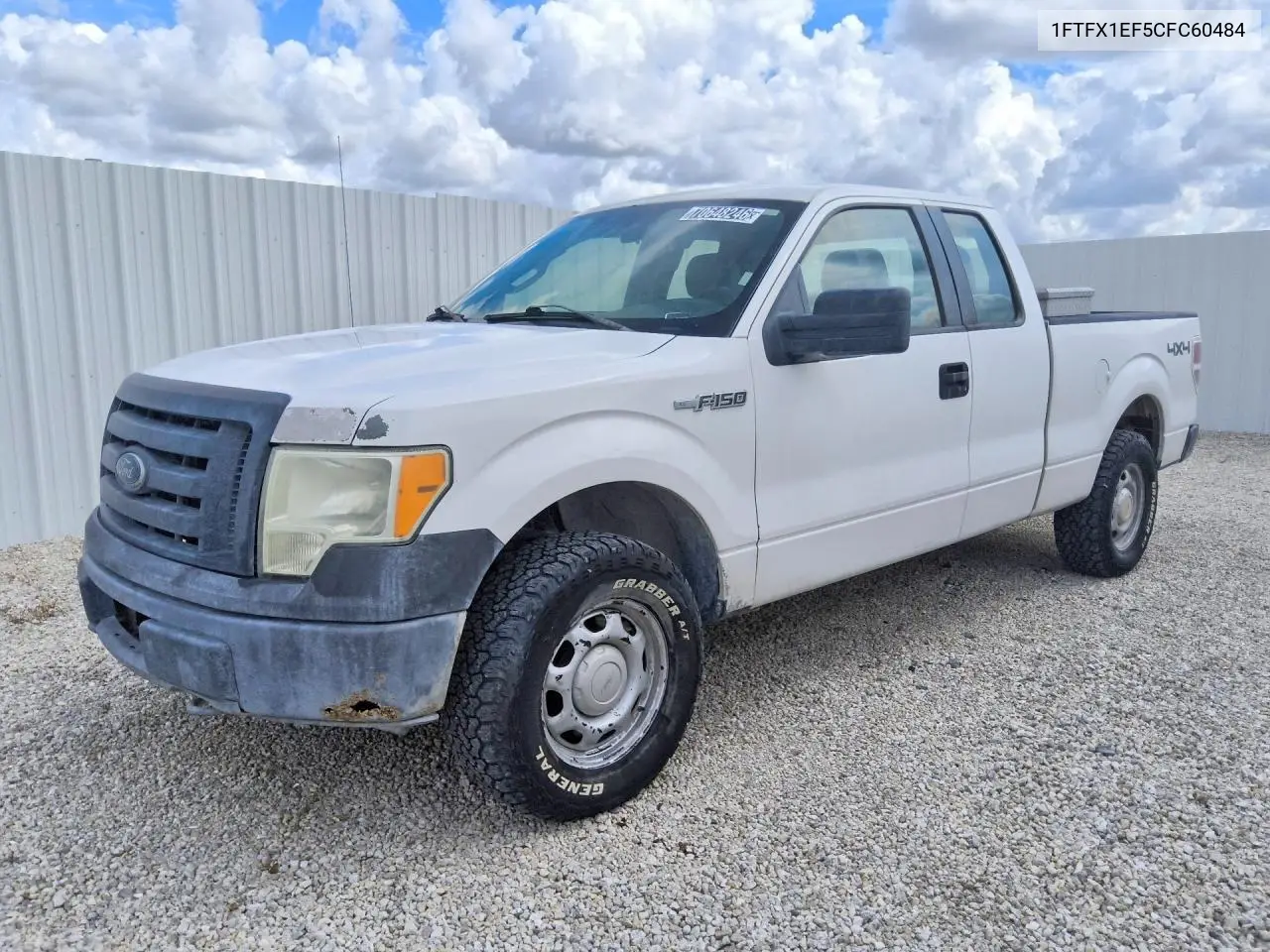 FORD F-150 2012, VIN 1FTFX1EF5CFC60484