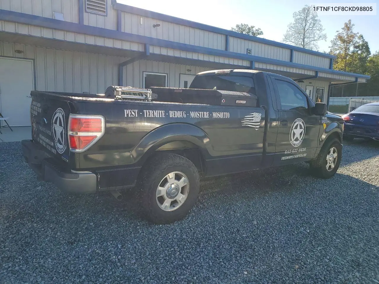 2012 FORD F-150 VIN 1FTNF1CF8CKD98805 — фото 3