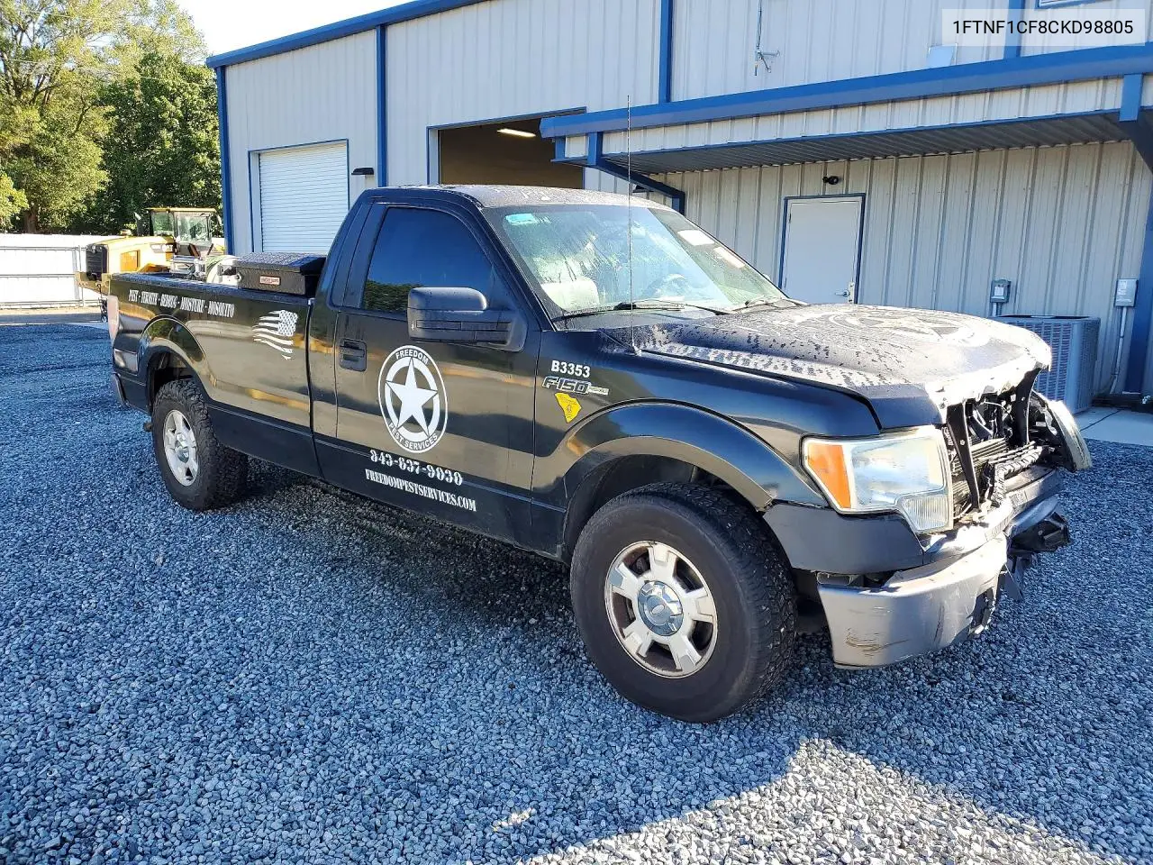 2012 FORD F-150 VIN 1FTNF1CF8CKD98805 — фото 4