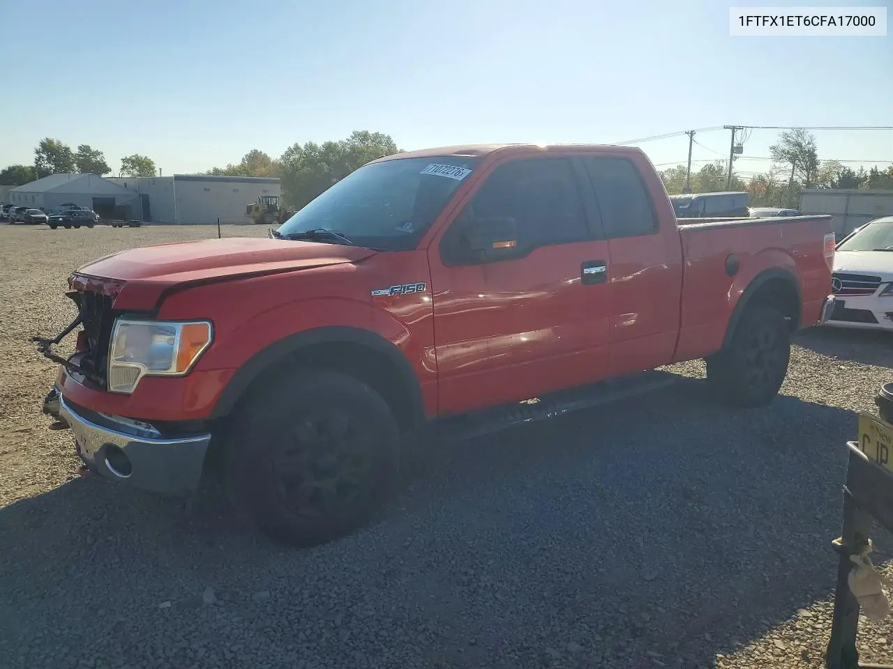 FORD F-150 2012, VIN 1FTFX1ET6CFA17000