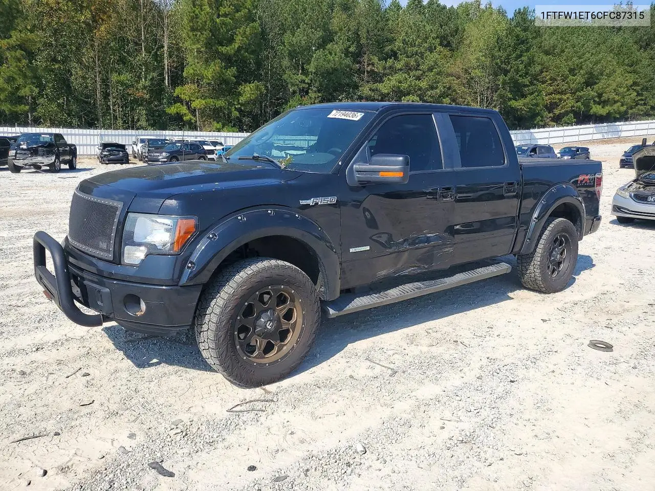 FORD F-150 2012, VIN 1FTFW1ET6CFC87315