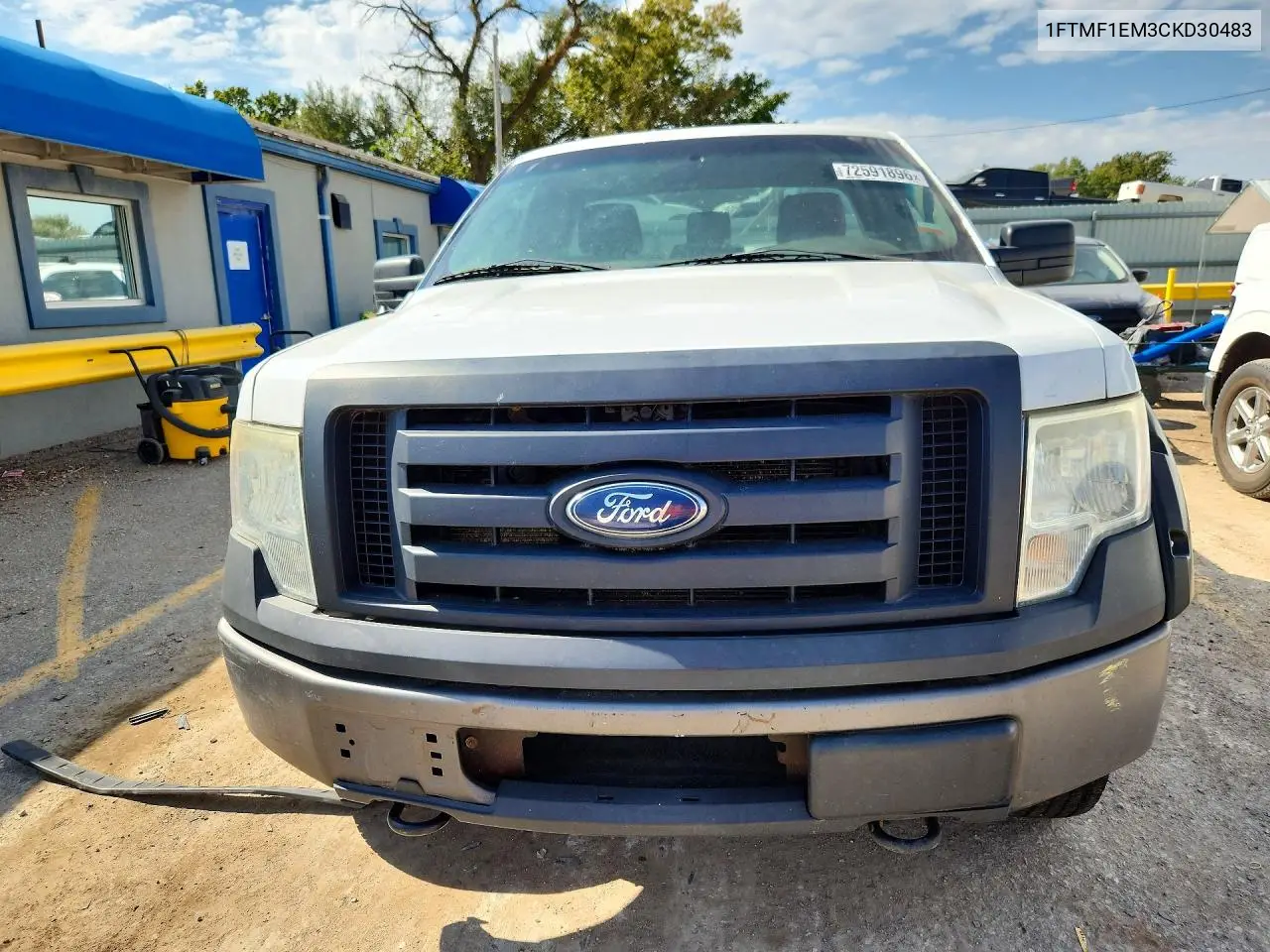 2012 FORD F-150 VIN 1FTMF1EM3CKD30483 — фото 5
