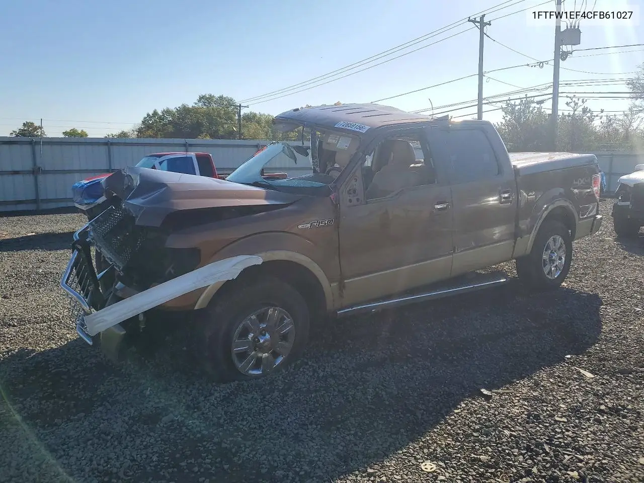 FORD F-150 2012, VIN 1FTFW1EF4CFB61027