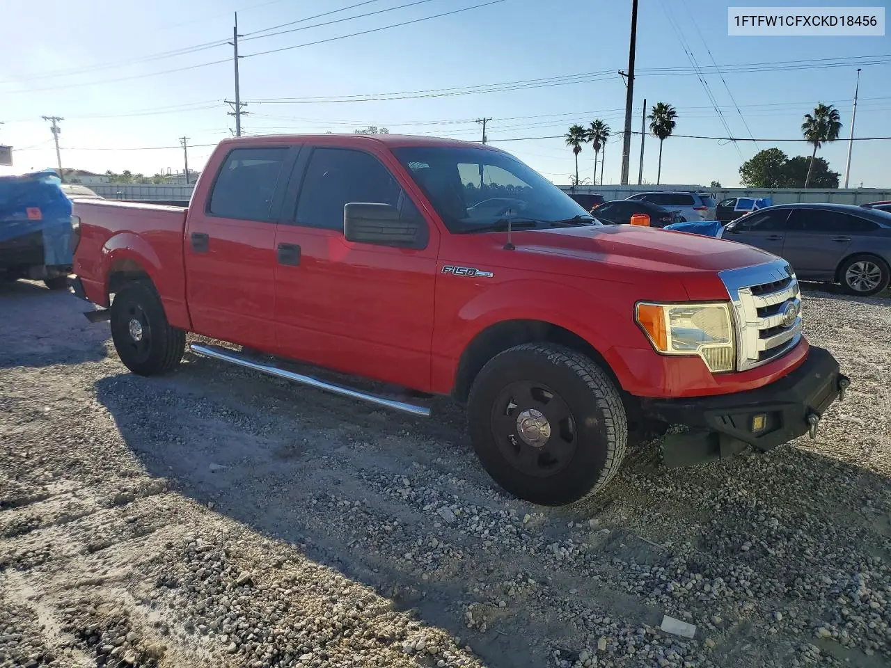 2012 FORD F-150 VIN 1FTFW1CFXCKD18456 — фото 4