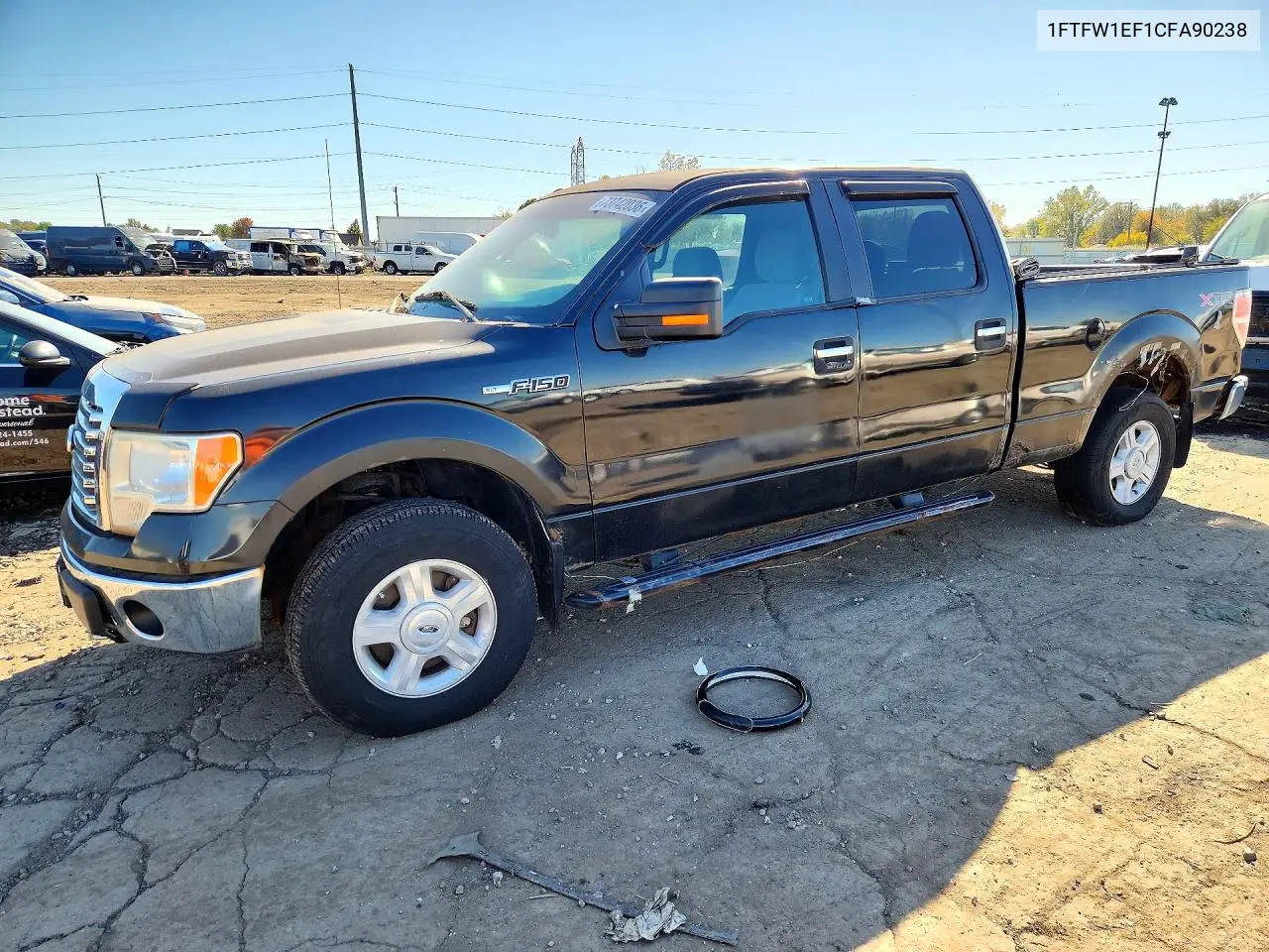 FORD F-150 2012, VIN 1FTFW1EF1CFA90238