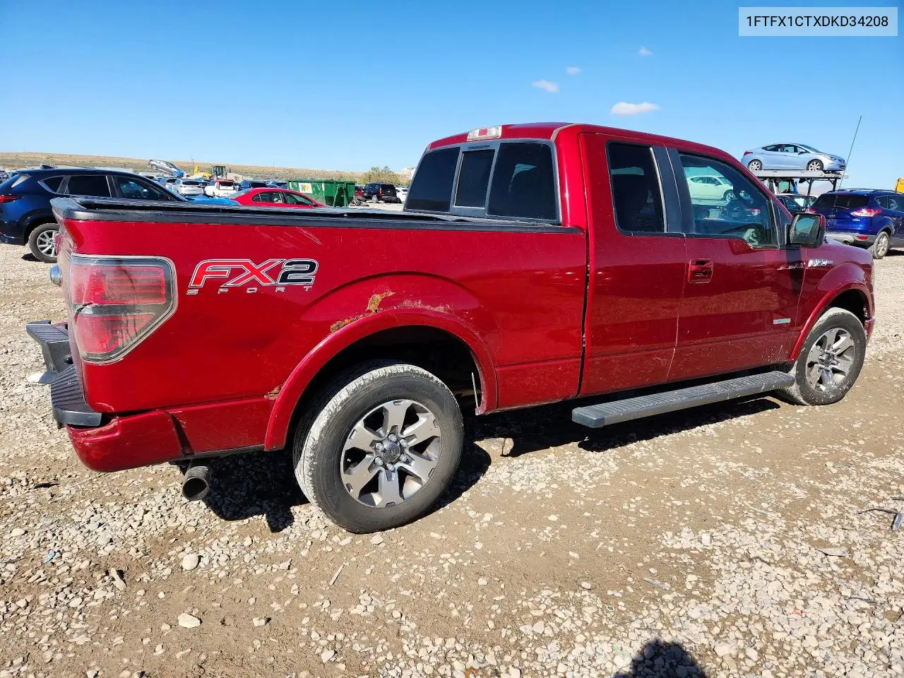 2013 FORD F-150 VIN 1FTFX1CTXDKD34208 — фото 3