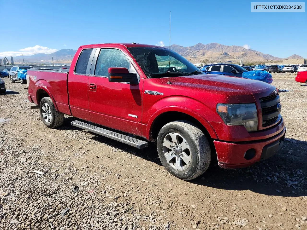 2013 FORD F-150 VIN 1FTFX1CTXDKD34208 — фото 4