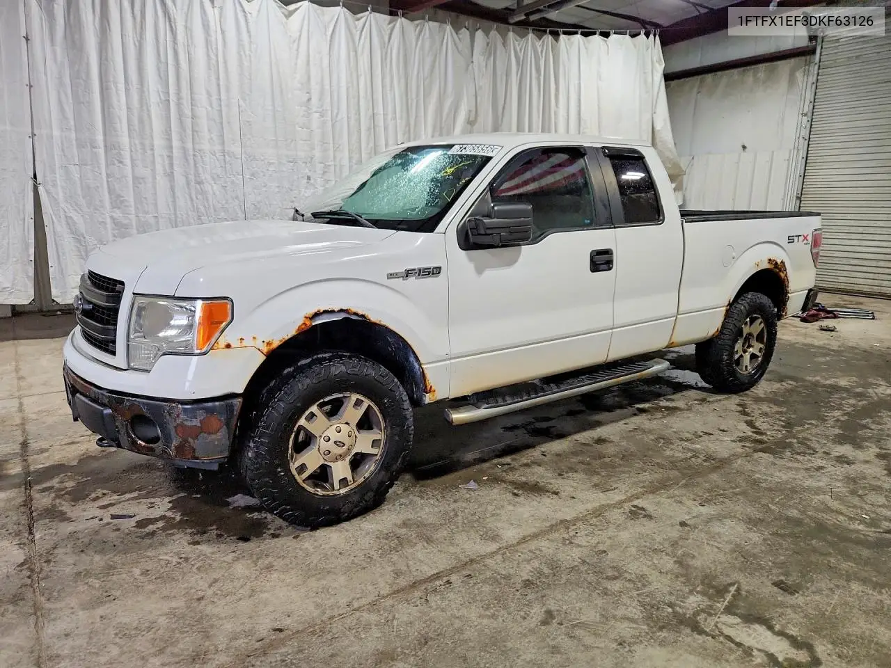 FORD F-150 2013, VIN 1FTFX1EF3DKF63126