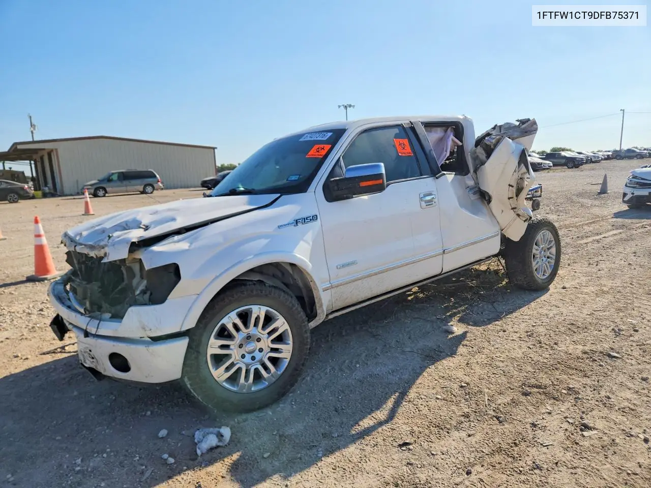 FORD F-150 2013, VIN 1FTFW1CT9DFB75371