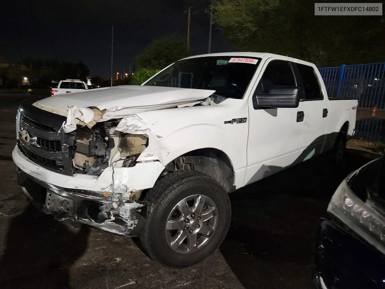 FORD F-150 2013, VIN 1FTFW1EFXDFC14802