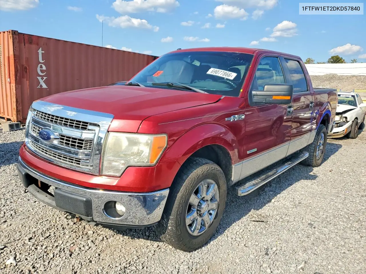 FORD F-150 2013, VIN 1FTFW1ET2DKD57840