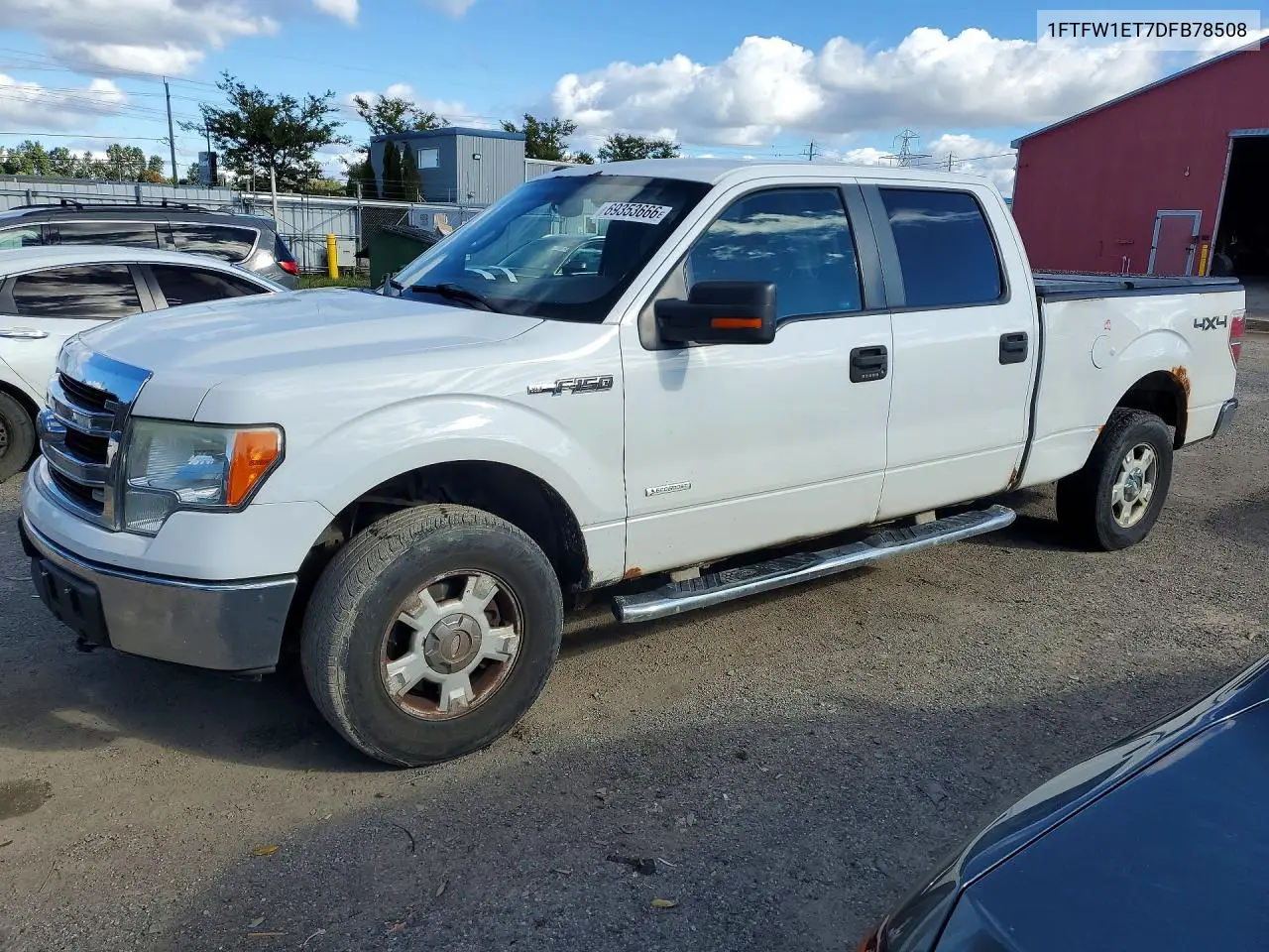 FORD F-150 2013, VIN 1FTFW1ET7DFB78508