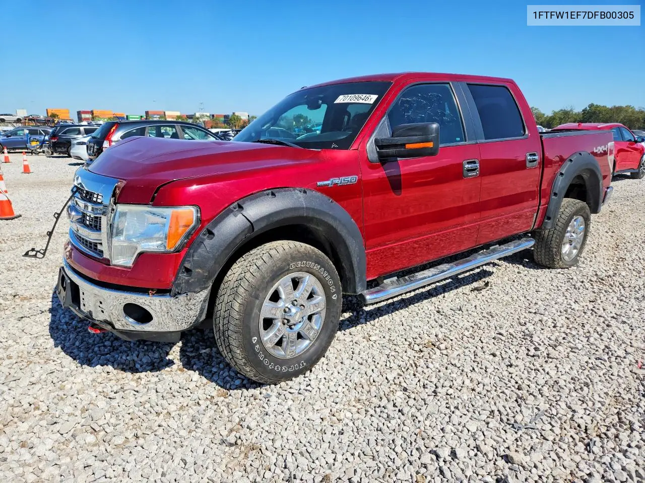 FORD F-150 2013, VIN 1FTFW1EF7DFB00305
