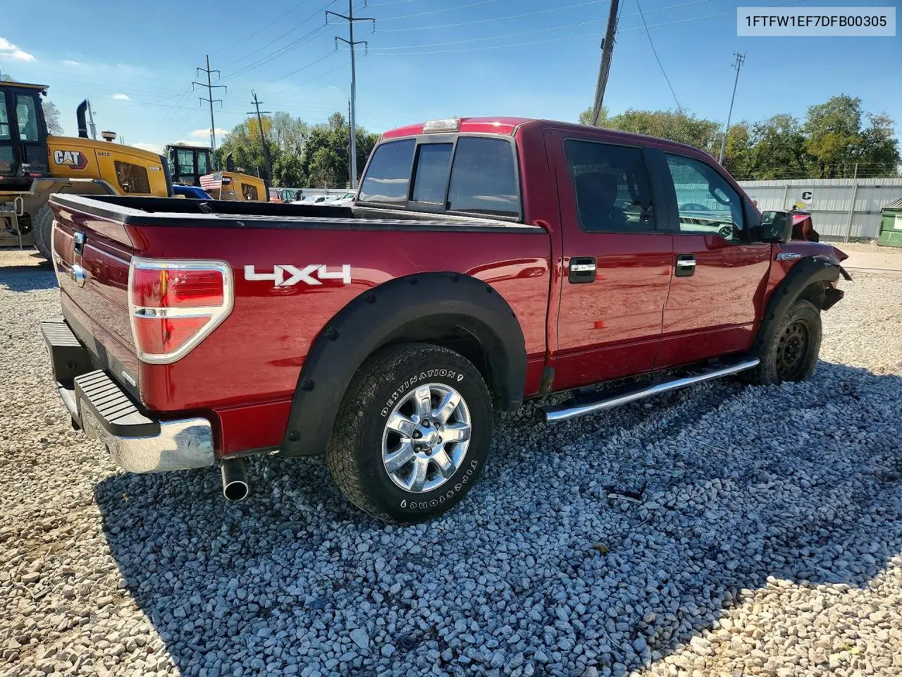 2013 FORD F-150 VIN 1FTFW1EF7DFB00305 — фото 3