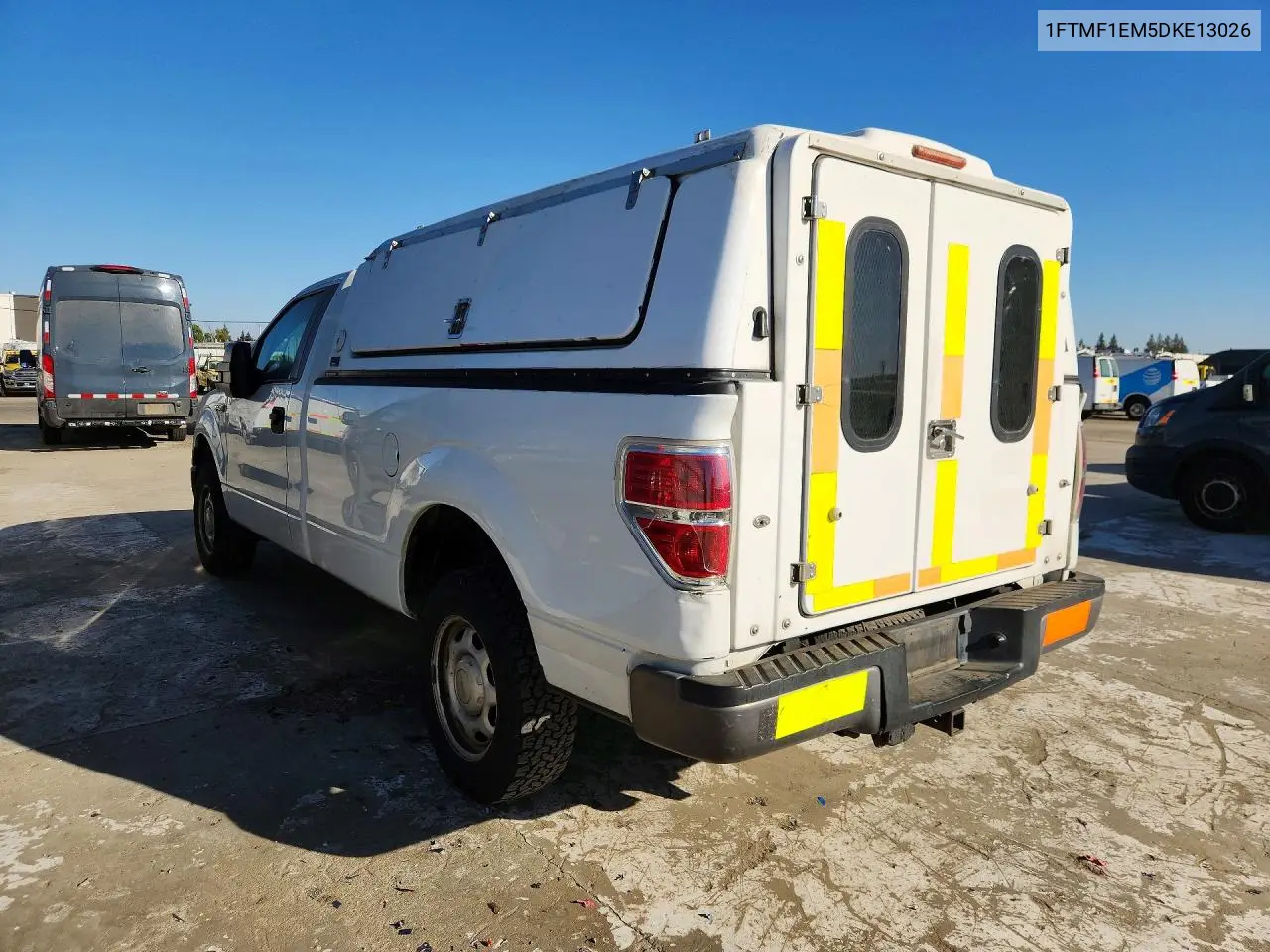 2013 FORD F-150 VIN 1FTMF1EM5DKE13026 — фото 2