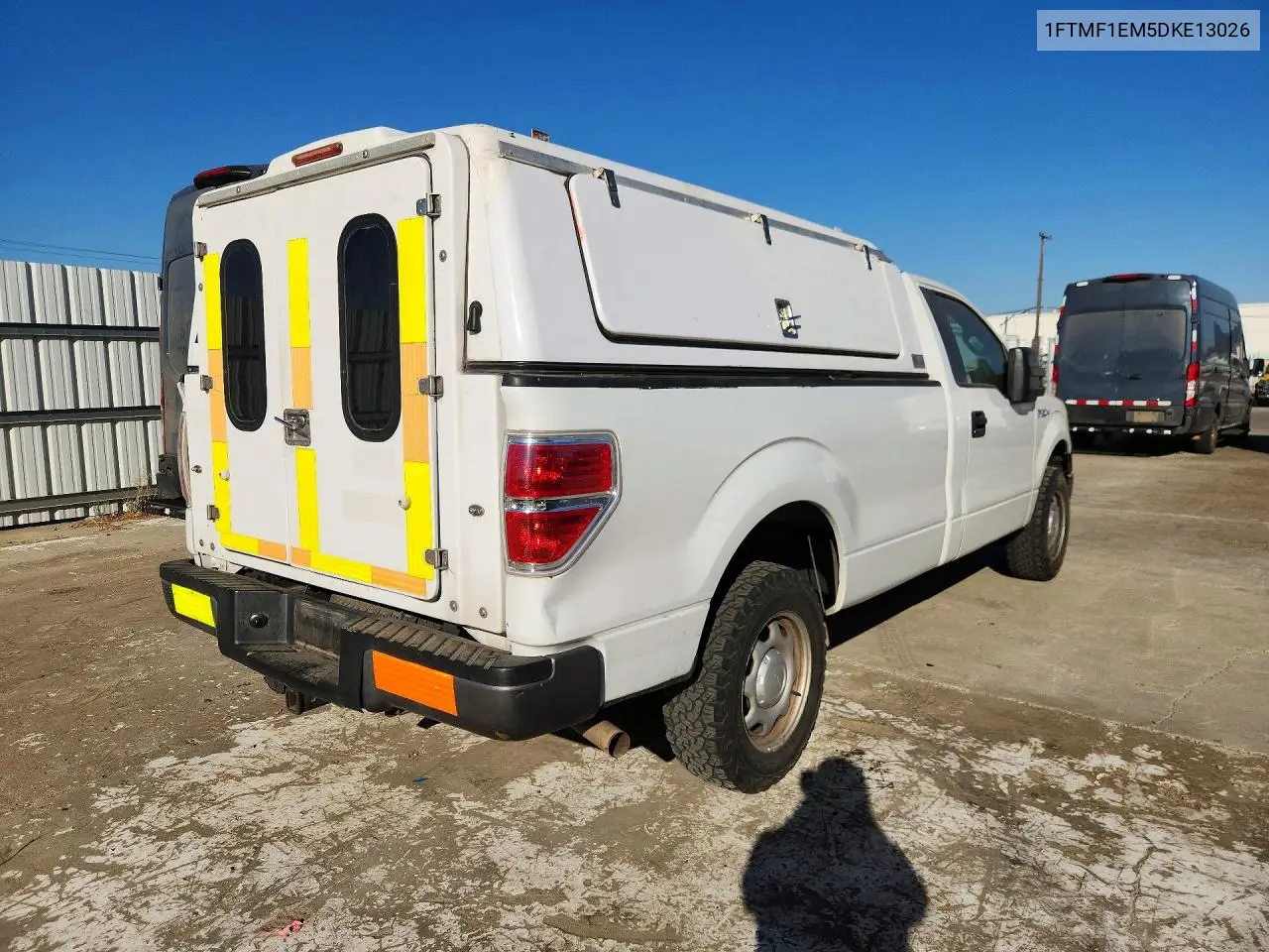 2013 FORD F-150 VIN 1FTMF1EM5DKE13026 — фото 3