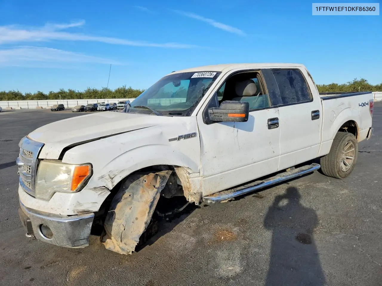 FORD F-150 2013, VIN 1FTFW1EF1DKF86360