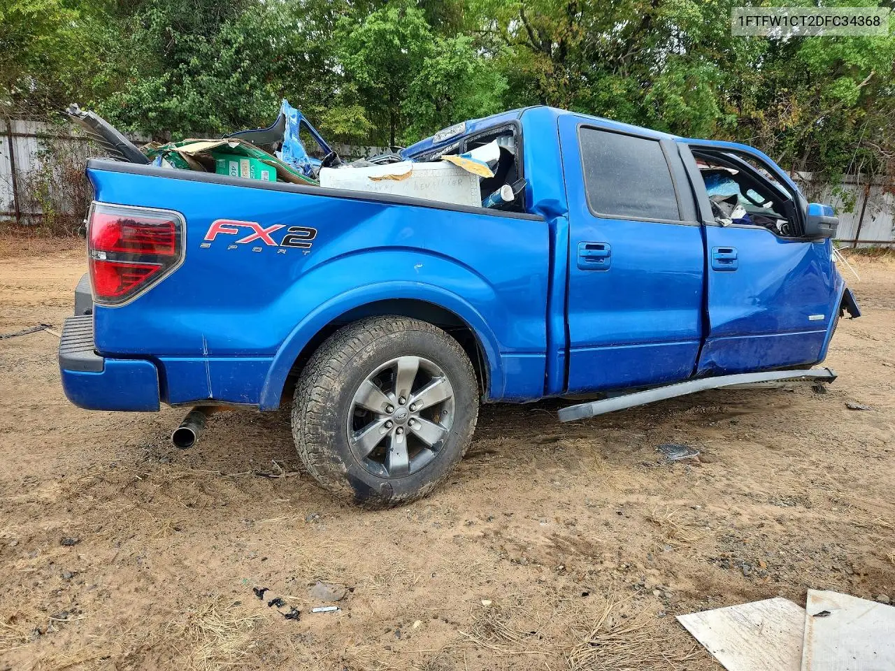 2013 FORD F-150 VIN 1FTFW1CT2DFB34368 — фото 3
